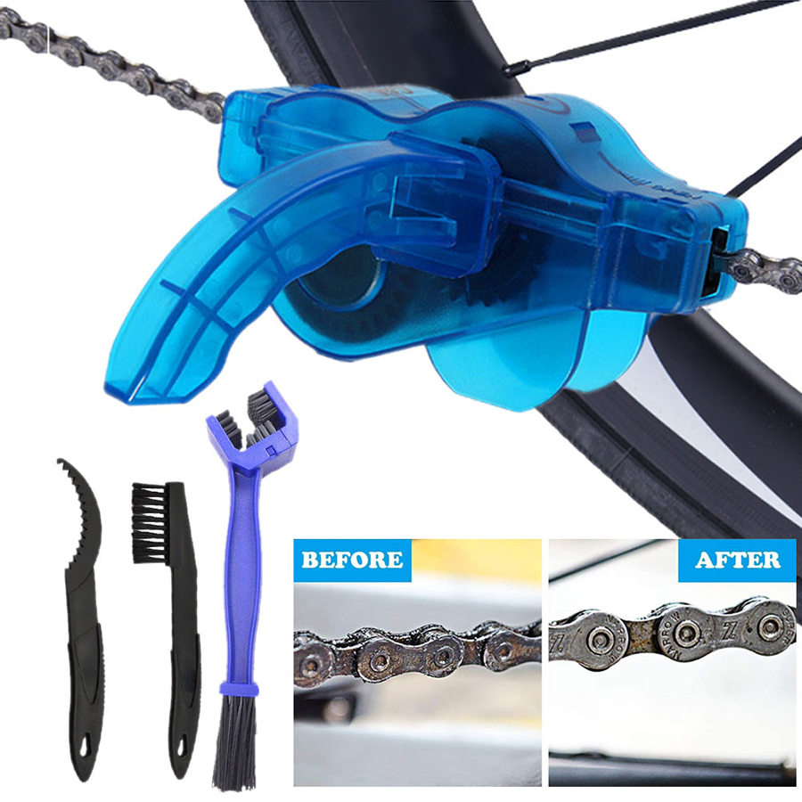 Bicycle Chain Lubricant - Pembersih Rantai Sepeda, Sikat Rantai 3D,