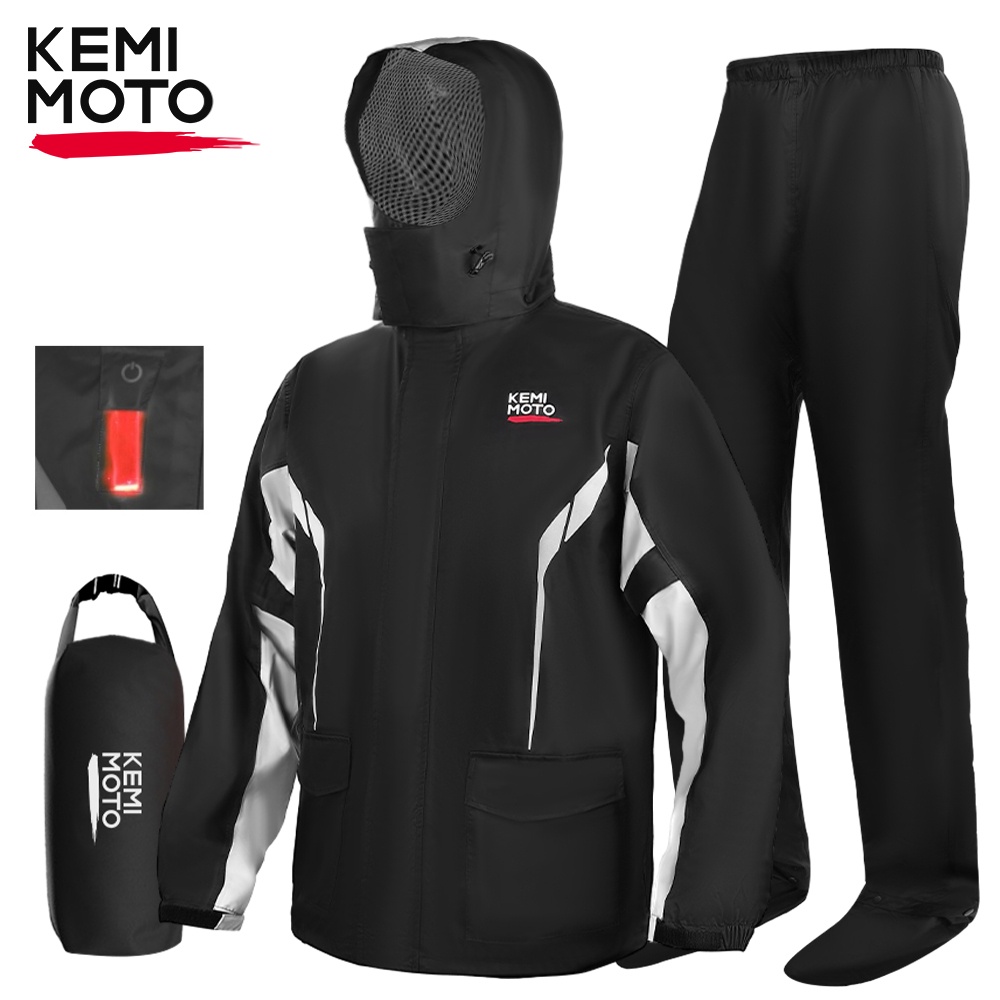 Cycling Gear For Rain - Setelan Jas Hujan Anti Air untuk