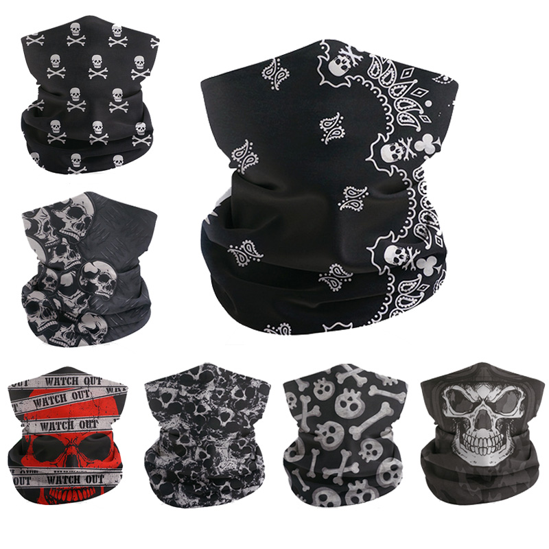 Cycling Gear Gifts - Penutup Tabung Tabir Surya Pola Tengkorak