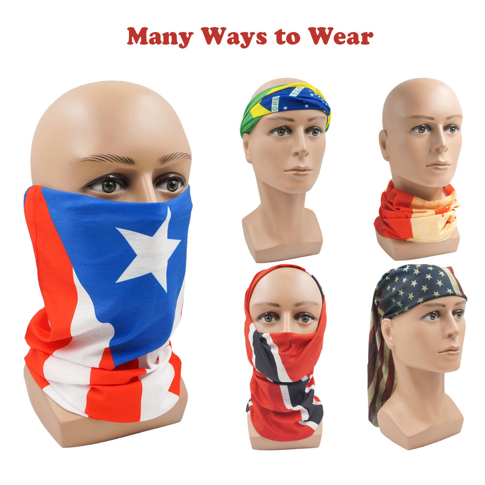 Cycling Gear Pakistan - Masker penutup leher Bandana Bendera Pakistan