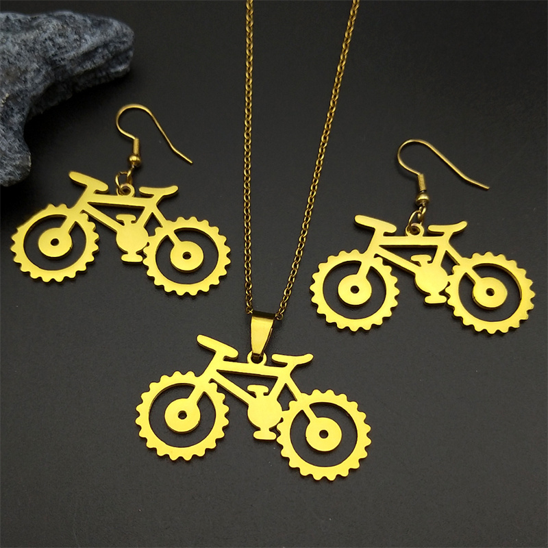 Set Perhiasan Liontin Sepeda G - Cycling Gear Gifts ulasan dan harga