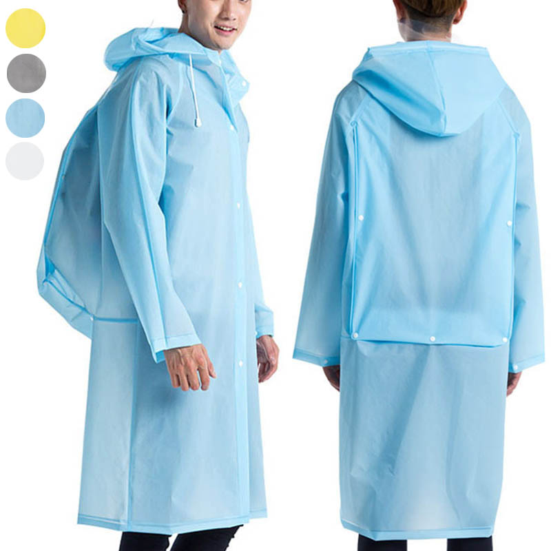 Jas Hujan Panjang EVA Transpar - Cycling Gear For Rain ulasan dan harga