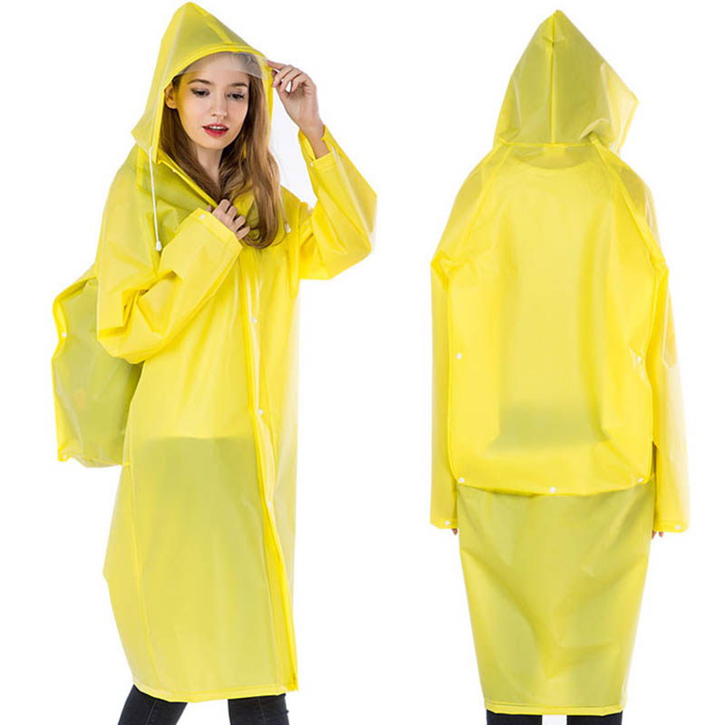 Jas Hujan Panjang EVA Transpar - Cycling Gear For Rain ulasan dan harga
