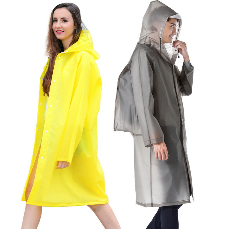 Jas Hujan Panjang EVA Transpar - Cycling Gear For Rain ulasan dan harga