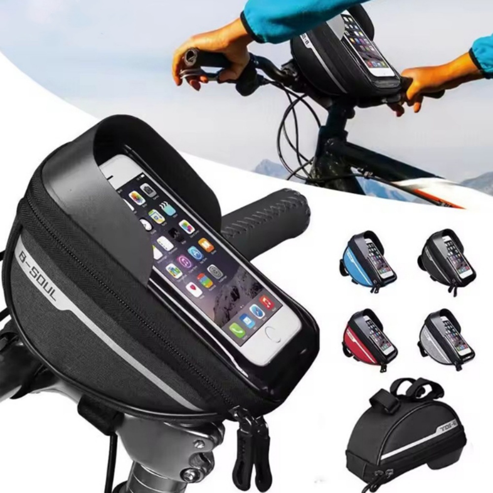 Tas Telepon Stang Sepeda Tahan - Cycling Gear Pouch ulasan dan harga
