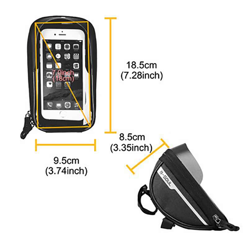 Tas Telepon Stang Sepeda Tahan - Cycling Gear Pouch ulasan dan harga