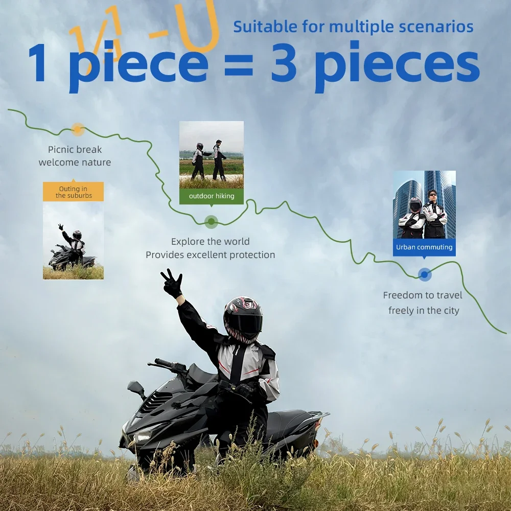 Jas Hujan Sepeda Motor Pria da - Cycling Gear For Rain ulasan dan harga