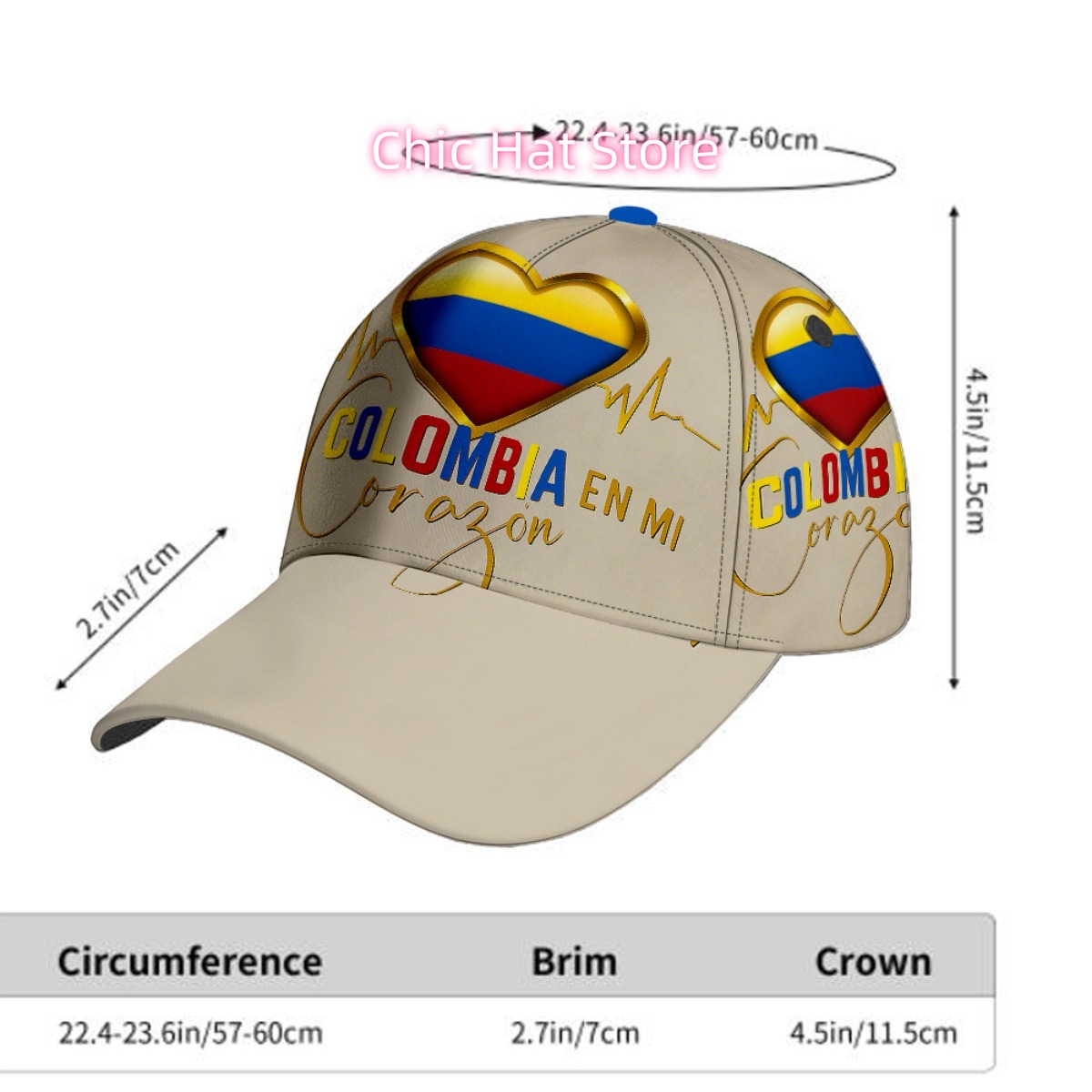 1pc Topi Baseball Kolombia di  - Cycling Gear Gifts ulasan dan harga