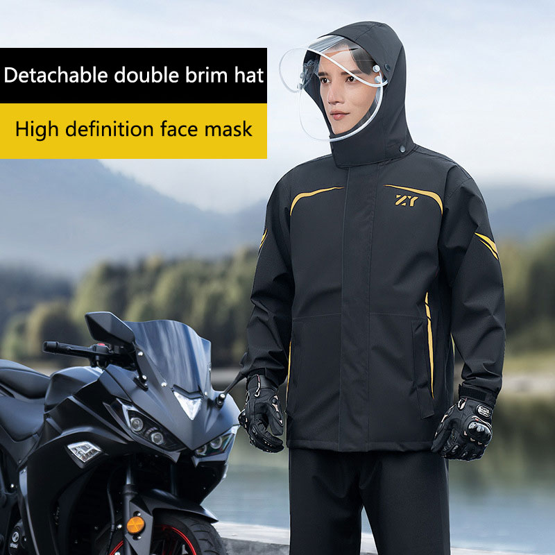Jas hujan Spilt sepeda motor p - Cycling Gear For Rain ulasan dan harga