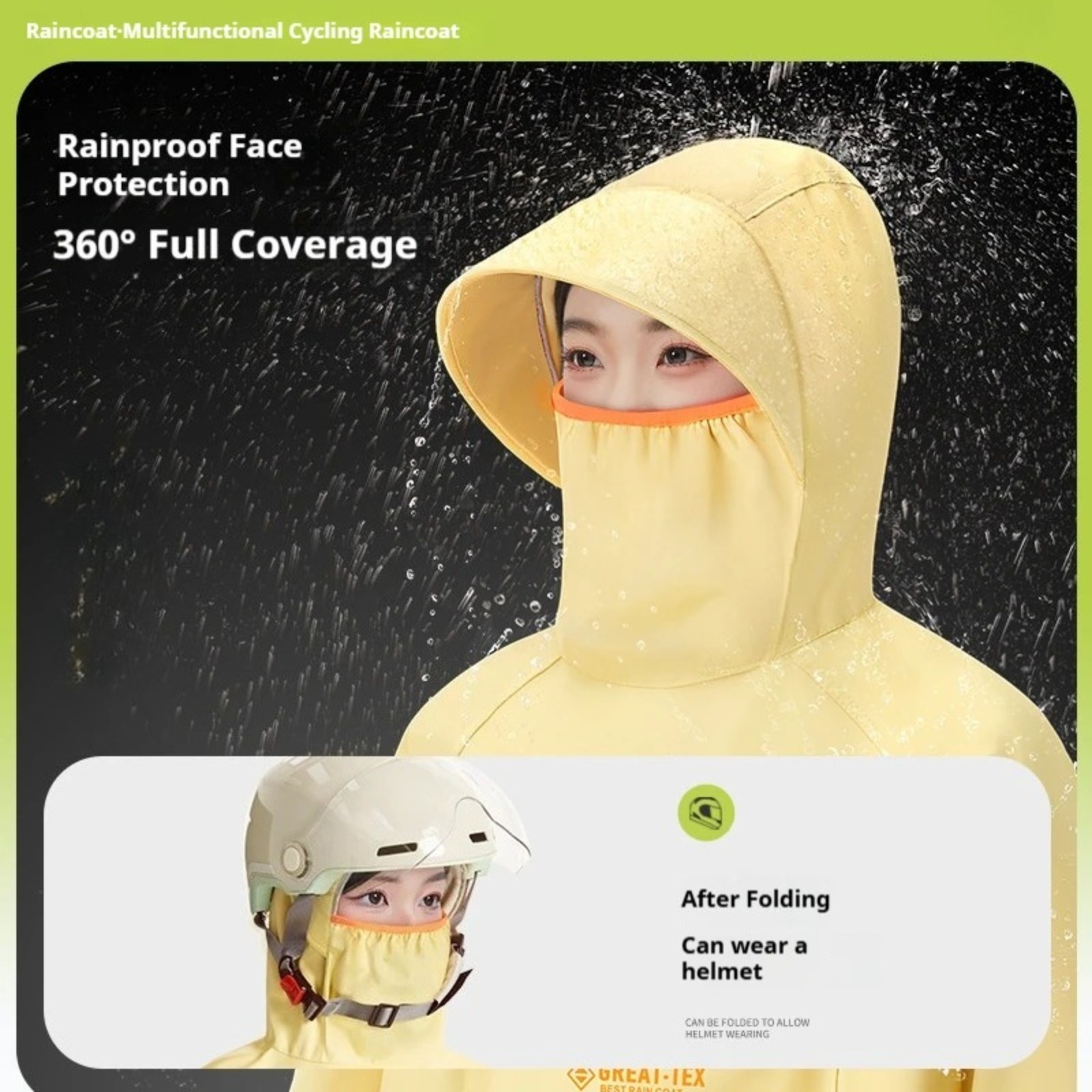 Jas Hujan Anti Air untuk Berse - Cycling Gear For Rain ulasan dan harga