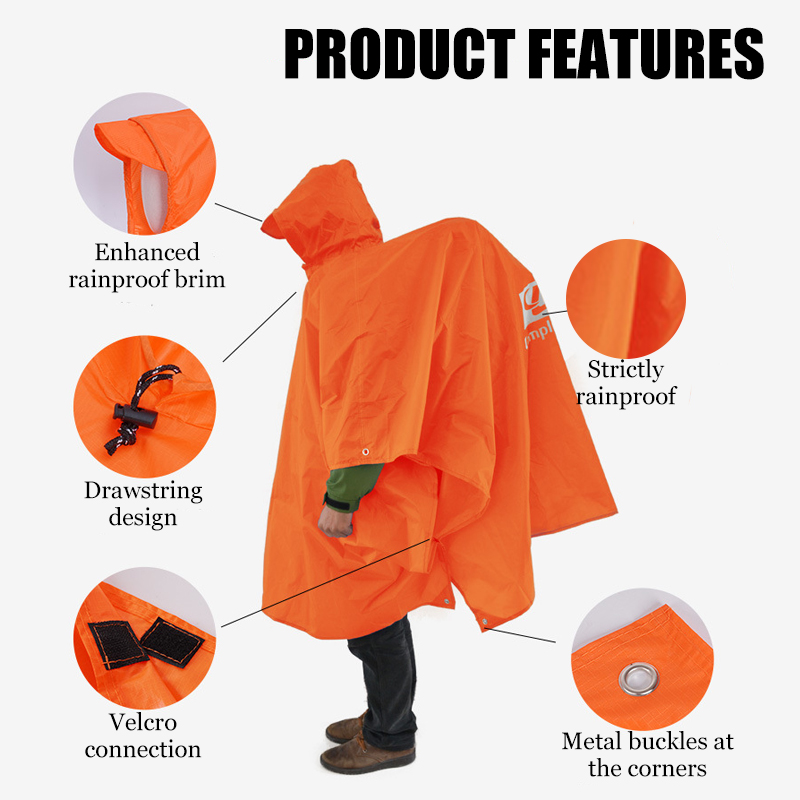 Ponco Hujan Ringan 3-in-1, Jas - Cycling Gear For Rain ulasan dan harga