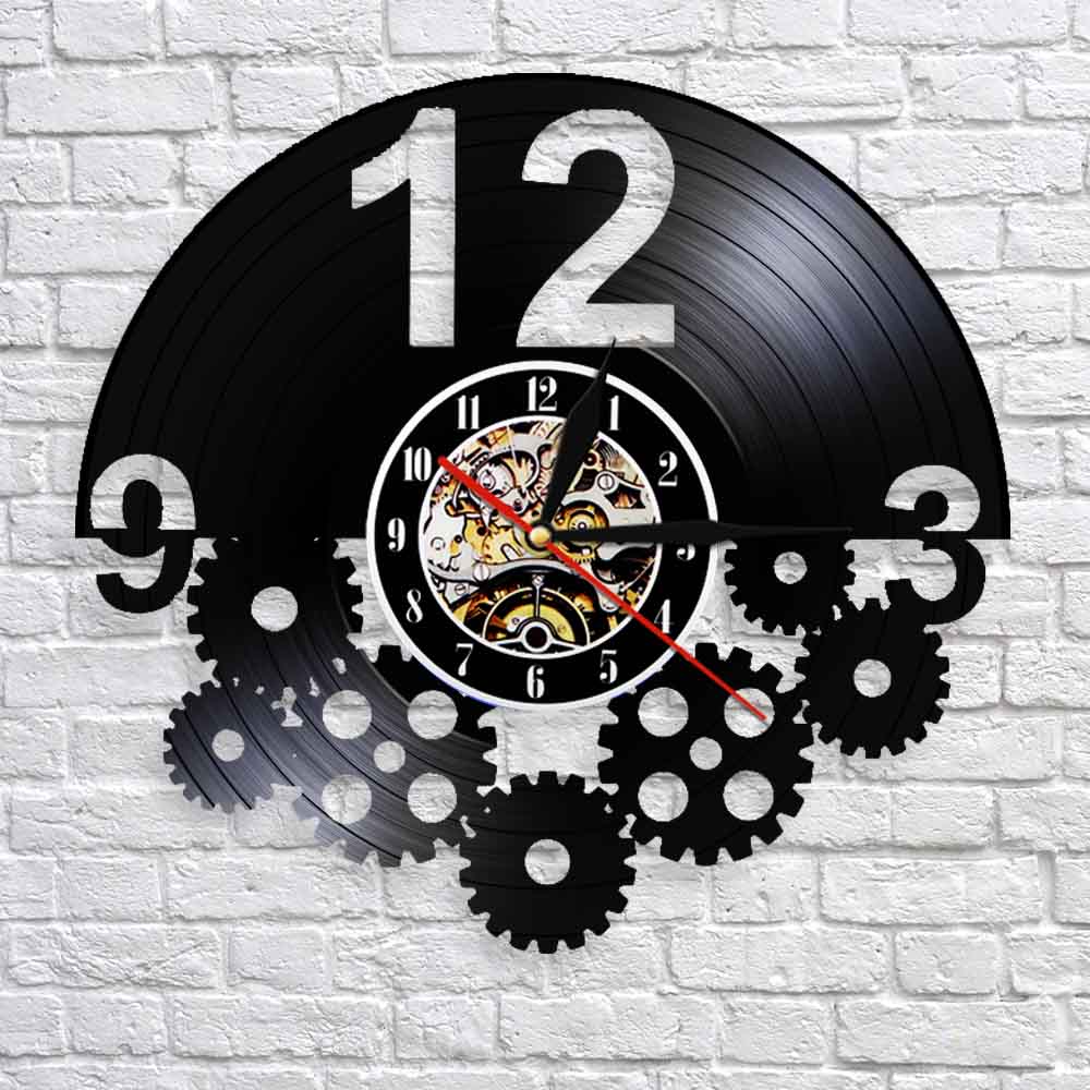 Jam Dinding Vinyl Record Gears - Cycling Gear Gifts ulasan dan harga