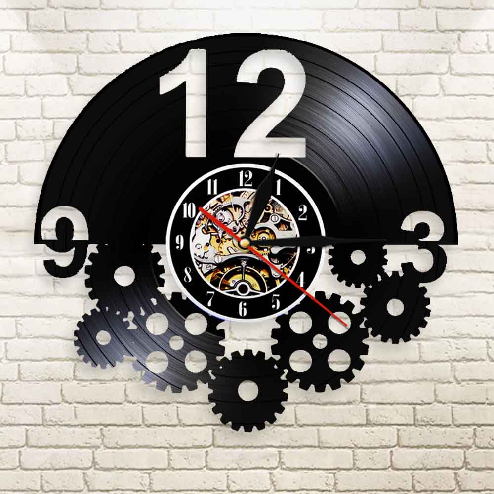 Jam Dinding Vinyl Record Gears - Cycling Gear Gifts ulasan dan harga