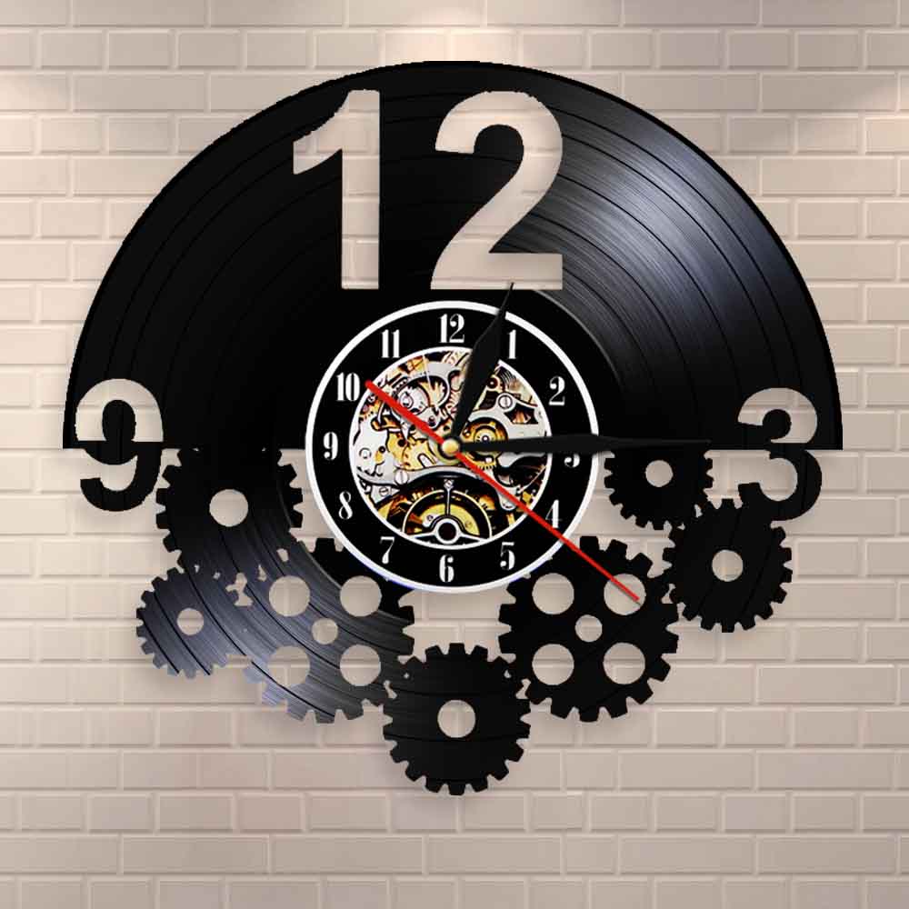 Jam Dinding Vinyl Record Gears - Cycling Gear Gifts ulasan dan harga