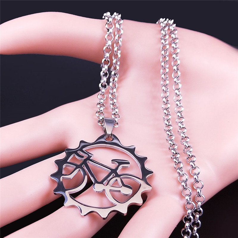 Kalung Liontin Sepeda dengan D - Cycling Gear Gifts ulasan dan harga