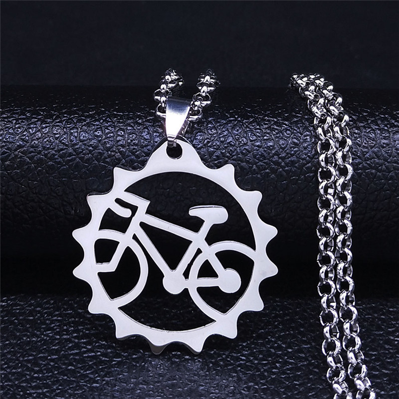 Kalung Liontin Sepeda dengan D - Cycling Gear Gifts ulasan dan harga