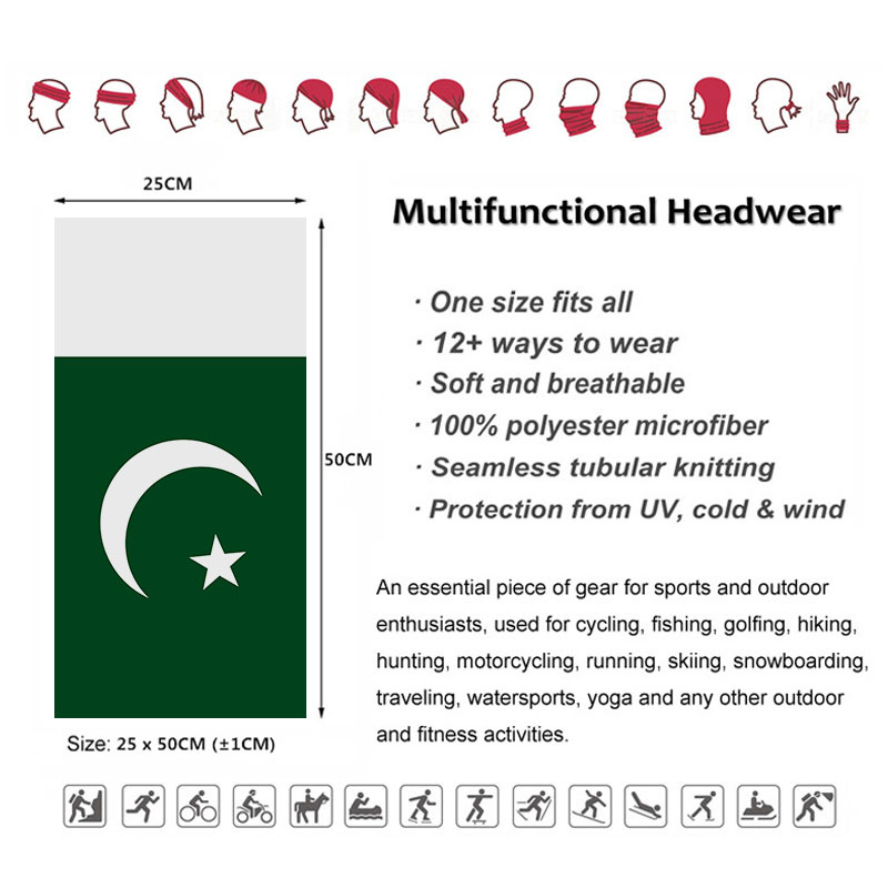 Masker penutup leher Bandana B - Cycling Gear Pakistan ulasan dan harga