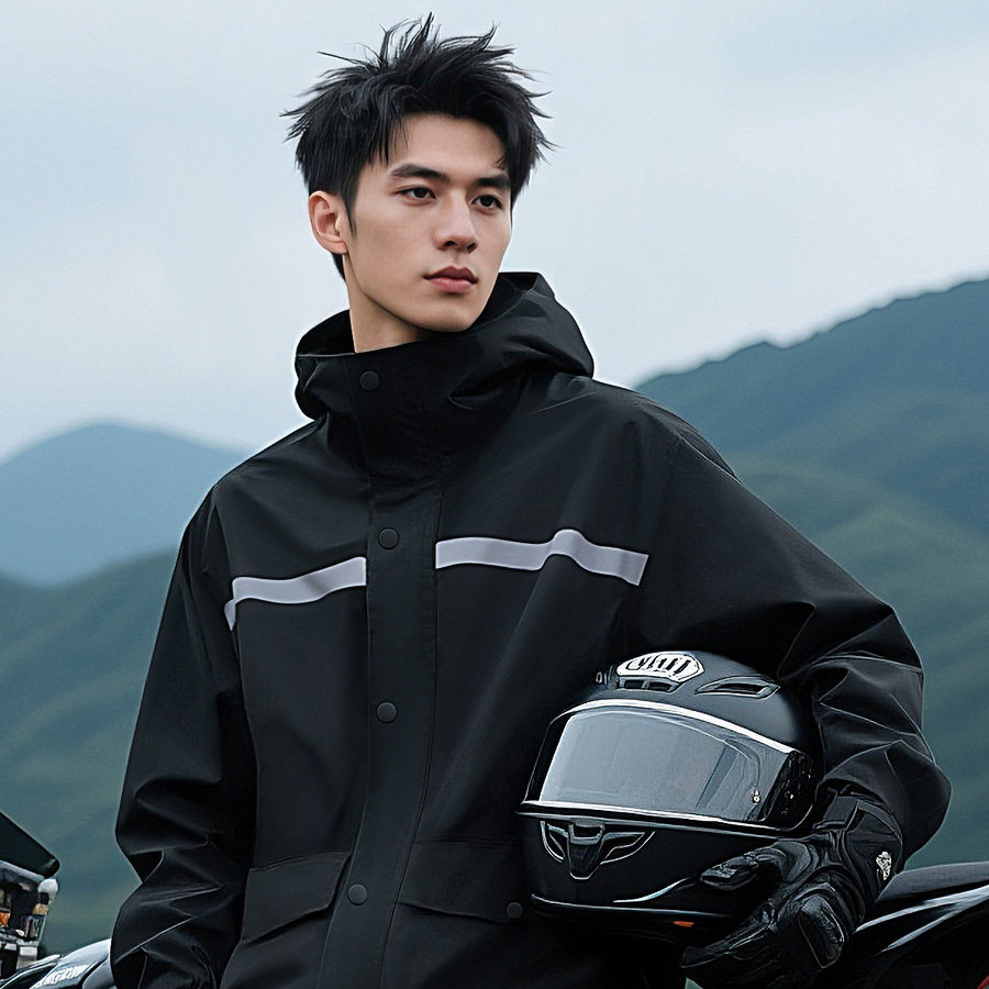 Jas Hujan Terpisah Anti Air de - Cycling Gear For Rain ulasan dan harga
